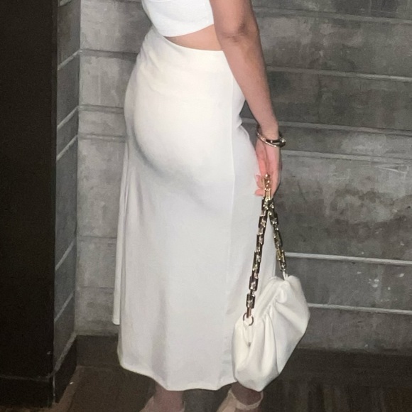 Aritzia Wilfred long women’s skirt with slit. Cotton. - Picture 2 of 4